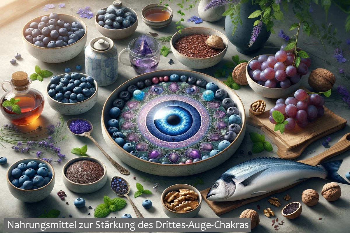 Nahrungsmittel zur Stärkung des Drittes-Auge-Chakras -seelenauge.de-