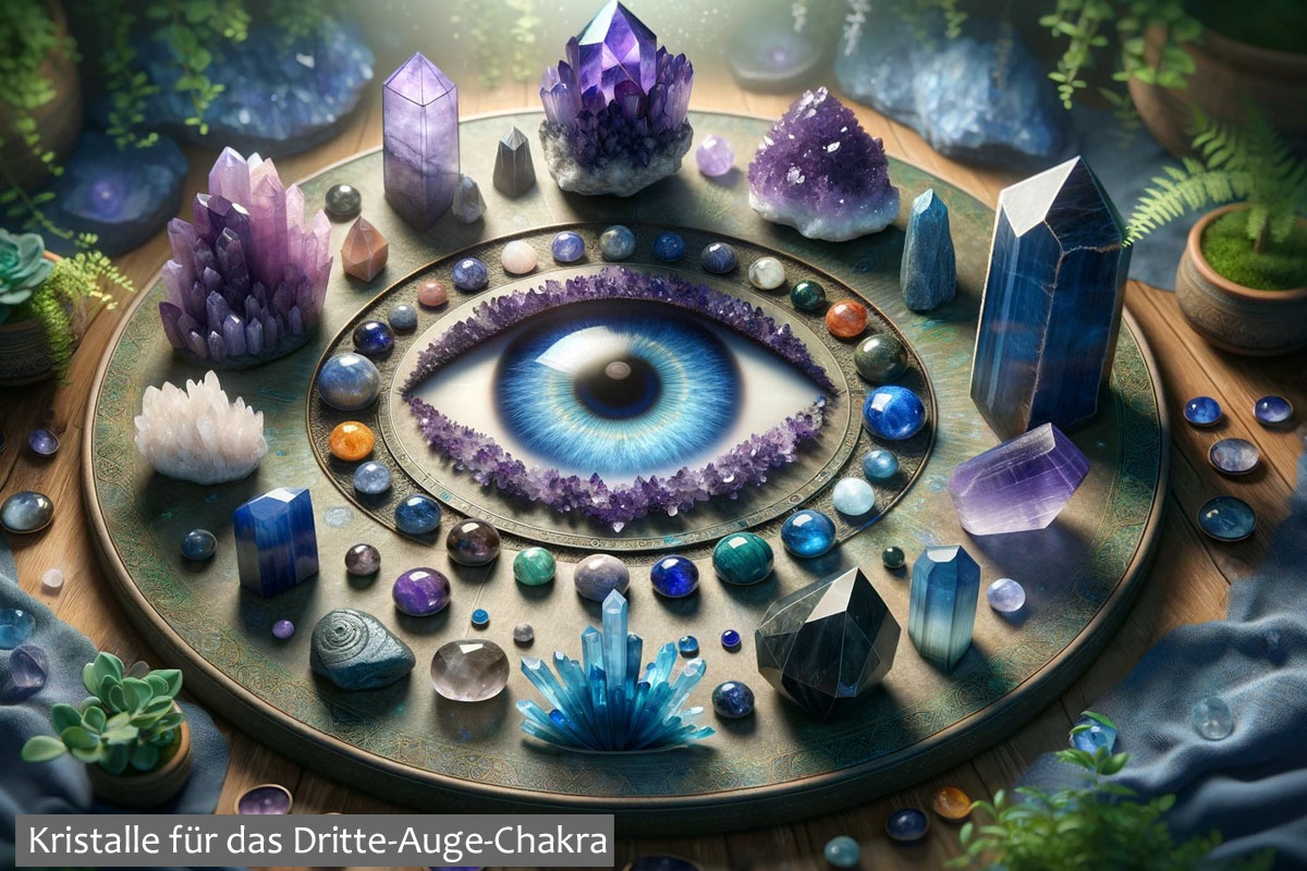 Kristalle für das Dritte-Auge-Chakra -seelenauge.de-